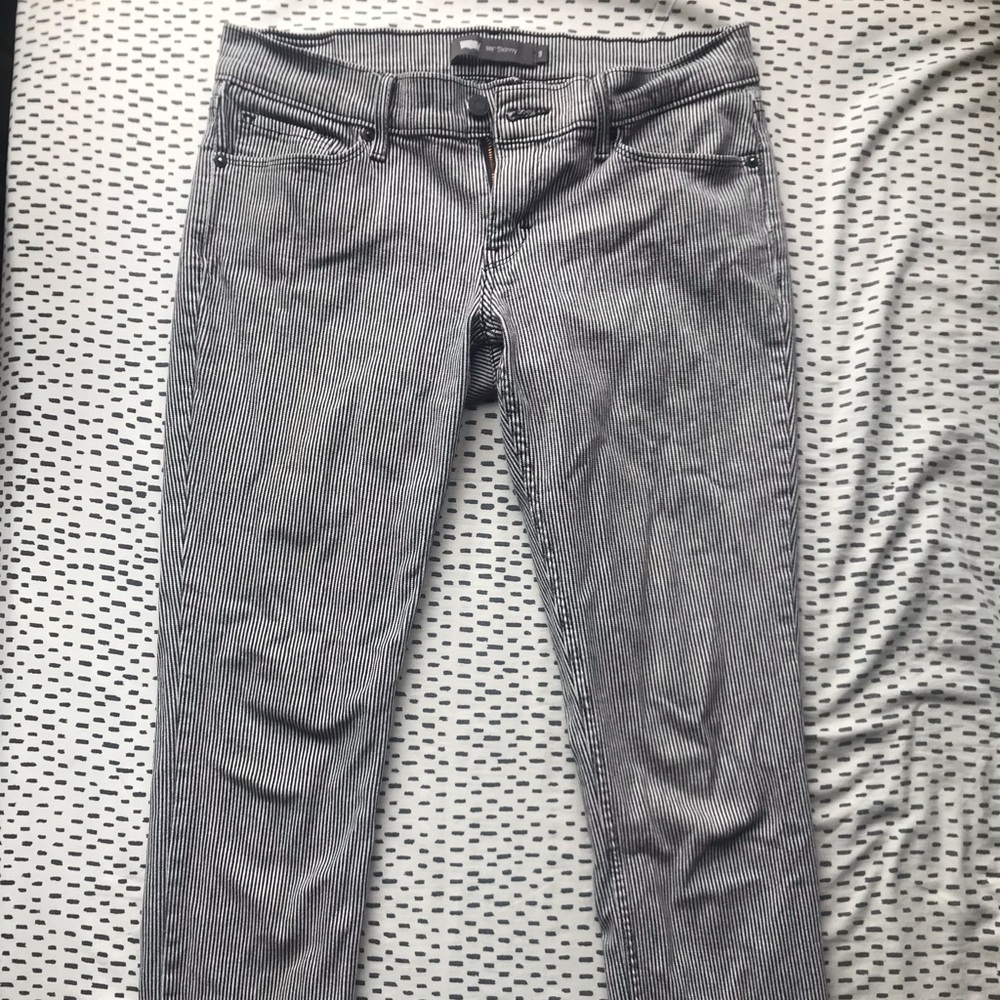 Levi’s denim jeans skinny stripe black & white